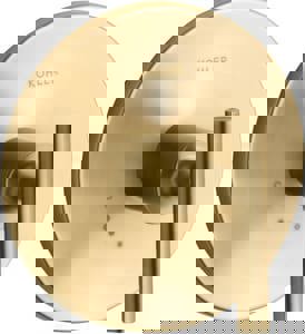 Single Handle Thermostatic Valve Trim in Vibrant Brushed Moderne Brass